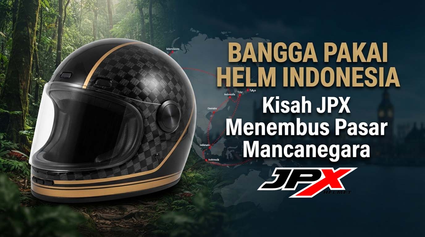 Bangga Pakai Helm Indonesia: Kisah JPX Menembus Pasar Mancanegara